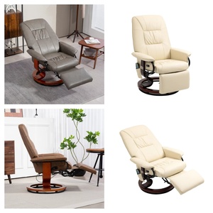 Sillas de <span class=keywords><strong>Oficina</strong></span> Giratorias de Lujo Blancas con Respaldo Ergonómico Ajustable Manualmente para <span class=keywords><strong>Oficina</strong></span> en Casa, Diseño Contemporáneo para RV y Lectura - Product Image 1