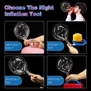 Globos Bobo con luces de 10 pies para cumpleaños, fiesta de graduación, boda, Día de San Valentín, decoración de Navidad, 20 pulgadas - Product Image 4