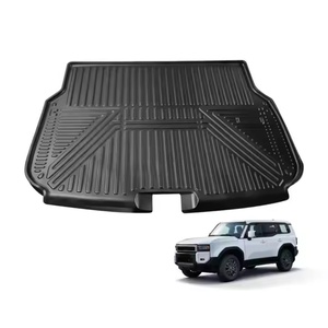 Alfombrilla de Maletero Personalizada de la Marca KQD, de TPE Antideslizante e Impermeable, Alfombra para Maletero de Coche Personalizable para Toyota Prado - Product Image 4
