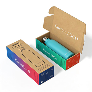 Custom Logo High Quality Cardboard Stainless Steel Water Bottle Vacuum Flask Travel <strong>Mug</strong> Mailing Packaging <strong>Box</strong> for Thermos Cup - Product Image 1