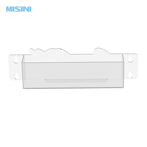 Refrigerador <span class=keywords><strong>de</strong></span> <span class=keywords><strong>acrílico</strong></span> <span class=keywords><strong>transparente</strong></span> comercial portátil, estante dispensador <span class=keywords><strong>de</strong></span> bebidas, montaje en puerta, almacenamiento <span class=keywords><strong>de</strong></span> bebidas, pantalla <span class=keywords><strong>de</strong></span> ventosa - Product Image 3