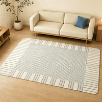 Tapis géométrique moderne de luxe en or, Alfombra, grands tapis pour le salon, décoration de la maison