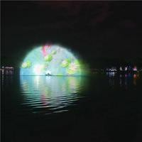 Fuentes Musicales Comerciales de Acero Inoxidable para Exteriores con Iluminación RGB para Proyección de Películas en Pantalla de Agua