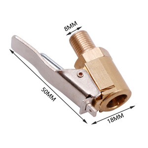 Adaptateur de valve de pneu plein en cuivre, type américain, sans chambre à air, à clipser, pour remplacement et réparation - Product Image 4
