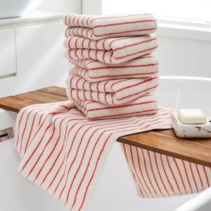 Ensemble <span class=keywords><strong>de</strong></span> serviettes <span class=keywords><strong>de</strong></span> bain et <span class=keywords><strong>de</strong></span> douche <span class=keywords><strong>de</strong></span> luxe, neuves, personnalisées, rayées, 100% coton, pour la salle <span class=keywords><strong>de</strong></span> bain - Product Image 3