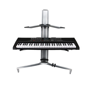 Penyangga Piano Desain Laba-laba 2 Tingkat Berkualitas Tinggi, Stand Keyboard Ganda Portabel dari Paduan Aluminium untuk Piano - Product Image 1