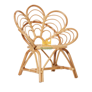 Chaise de salle à manger d'extérieur moderne pour bébés et enfants Matériau en rotin naturel Produit de gros - Product Image 1