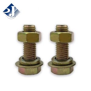 Tùy chỉnh cường độ cao cấp 8.8 10.9 <span class=keywords><strong>Hex</strong></span> Bolt <span class=keywords><strong>Nut</strong></span> thép carbon kẽm mạ đầy đủ chủ đề M3 M4 M6 M8 chất lượng cao hình lục giác Bolt - Product Image 1