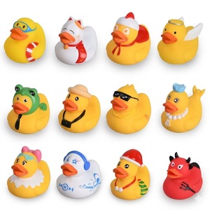Patito de Goma de PVC Personalizado Impreso en Masa, de 9 Centímetros, con Diseños de Patrones, Juguete para Bañera de 3 <span class=keywords><strong>Pulgadas</strong></span> - Product Image 2