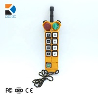 Interrupteur à télécommande sans fil 8 canaux F24-8D avec portée de 100 m, étanche, pour grue de levage