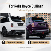 Pour Rolls Royce Cullinan 18-23, mise à niveau vers le kit carrosserie en fibre de carbone entièrement forgée style MSY 2025, capot, pare-chocs, phares