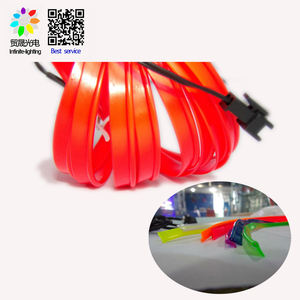 <span class=keywords><strong>Fil</strong></span> <span class=keywords><strong>lumineux</strong></span> <span class=keywords><strong>électroluminescent</strong></span>e, coloré, personnalisé, à chasse, bleu, pour lampe, 1 pièce - Product Image 5