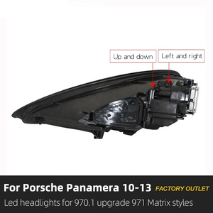 AURON Kit de conversion de phares à faisceau quadruple 12V 6000K 36W 6000 lm LED CSP pour Panamera 2010-2013 970.1/971 Rétrofit/Amélioration - Product Image 3