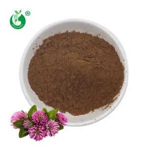 China Supplier Wholesale Natural Trifolium Pratense Extract Isoflavones Red Clover Blossom Extract Powder