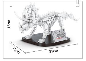 Bloques de construcción de dinosaurios urásicos para niños, juguete de ladrillos de construcción de dinosaurio lassic MOC, modelo educativo de colección de 612007 - Product Image 4
