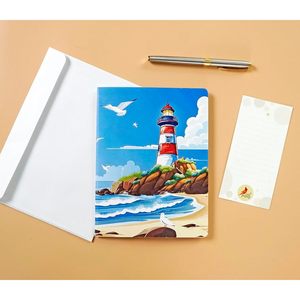 Cruise Ship Pop-Up 3D Birthday Card for Men Fathers Day & Grandpa-Digital Printing with <b>Gloss</b> Lamination - Product Image 6