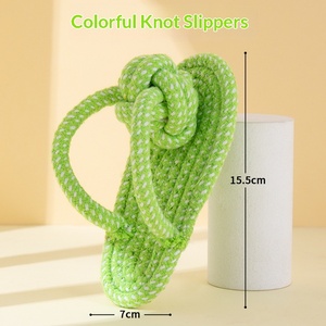 Giocattolo per Cani Intrecciato Annodato, Ecologico in Nylon e Cotone, Resistente ai Morsi, per Cani di Taglia Media/Piccola - Product Image 2