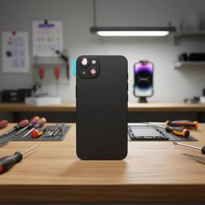 Boîtier central noir avec coque arrière pour iPhone 15 Plus - Product Image 3