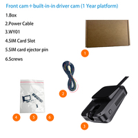 Cámara para Auto 2K Ultra HD, Caja Negra para Vehículo, Localizador GPS en Tiempo Real con Monitoreo en Vivo, Cámara de Seguridad Vehicular