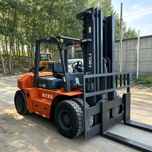 Chariot élévateur diesel CPCD60 6 tonnes à faible consommation de carburant, châssis résistant à l'usure pour les travaux de construction et les opérations en entrepôt de matériaux et de pierres en vrac - Product Image 6
