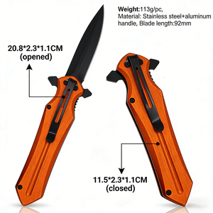 <span class=keywords><strong>Couteau</strong></span> pliant Orange Sword en acier inoxydable, <span class=keywords><strong>couteau</strong></span> de défense personnelle pour l'extérieur, outil de chasse tactique, <span class=keywords><strong>couteau</strong></span> de camping EDC, OEM - Product Image 4