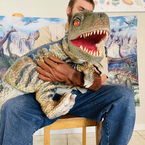Marionnette dinosaure <span class=keywords><strong>Dino</strong></span> City, jouet attrayant pour bébé dinosaure, cadeau en promotion - Product Image 5