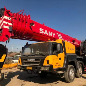 Low Working Hour Second Hand Sany 100ton All Terrain Truck <b>Crane</b>, Reliable Engineering Hoisting Device - Product Image 1