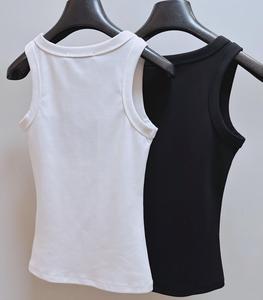 Top Canotta da Donna, Top Corto Stile Corsetto, Abiti Casual Estivi, Abbigliamento, Prodotti in Vendita 2025, Canotta Tubino Carina - Product Image 3