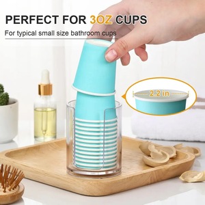 Ripiano usa e getta portabicchieri acqua tazze da tè Dispenser tazza espositore Organizer forniture casa organizzazione - Product Image 2