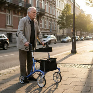 Andador para Cuidados com Idosos - Auxílio de Mobilidade Confortável, Leve e Ajustável com Armazenamento Fácil para Usuários Idosos - Product Image 6