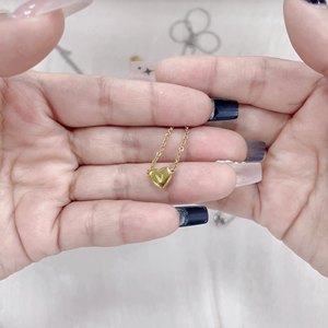 Collane con Ciondolo a Cuore Iniziale in Inglese (26 Lettere) <span class=keywords><strong>per</strong></span> Donne e Mamme, Charm Alfabetico in Oro 18K, Gioielli Raffinati in Acciaio Inossidabile, Regalo - Product Image 2