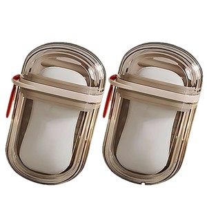Porte-savon rectangulaire en plastique PP, amovible, minimaliste, pour rangement de salle de bain - Product Image 2