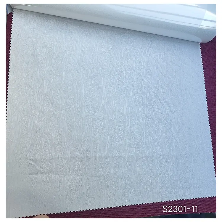 الأعلى مبيعاً أقمشة واقية من الشمس ثقيلة شفافة لون أبيض لفافة من الفوال تصاميم عديدة مصنع كيكاو الصيني
