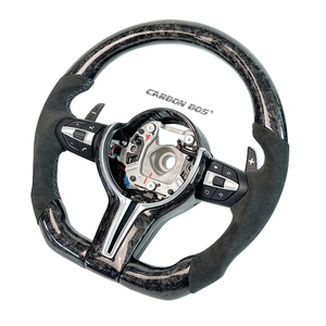 Volante de pantalla directa de fábrica de fibra de carbono Forge para <span class=keywords><strong>BMW</strong></span> M2 M3 M4 <span class=keywords><strong>M5</strong></span> F10 F50 F30 F32 F80 F82 F90 E90 E92 E60 E63 G20 G30 - Product Image 3