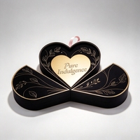 Boîte Cadeau Alimentaire Circulaire Premium Deluxe, Emballage en Papier Spécialisé pour Chocolats, Bonbons, Noix, Design Rond Personnalisé