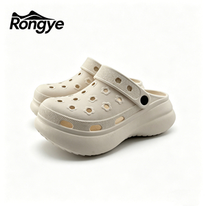 Zuecos de Plataforma EVA para Mujer <span class=keywords><strong>con</strong></span> Adornos Decorativos, Ligeros, Antideslizantes, Transpirables, Calzado Casual Fácil de Poner - Product Image 2
