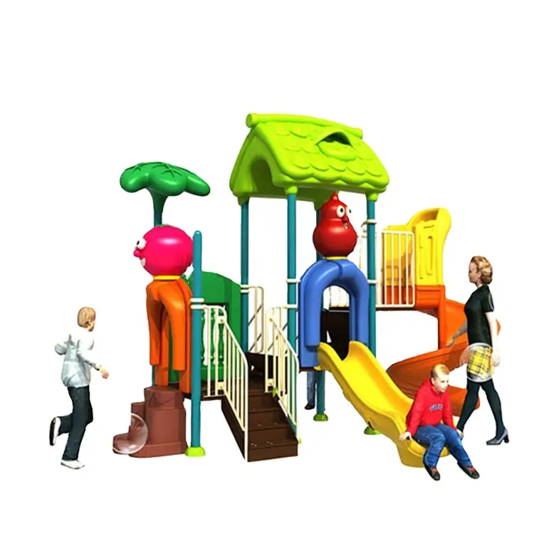 New Arrival High Quality Small outdoor Playground plastic Slide,Kids Safe Playground