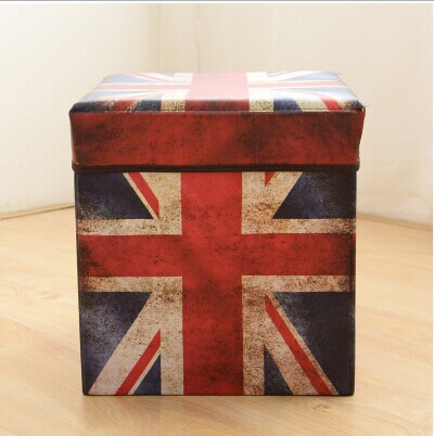 Fabric Covered Cardboard Storage Box Home Storage and Organization foldable laundry basket household