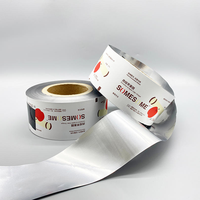 Film en rouleau souple en aluminium VMPET imprimé sur mesure, résistant à l'humidité, pour emballage alimentaire, laminé, pour sachets automatiques