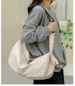 Bolsa de Gimnasio Informal de Nailon para Mujer, Bolsa de Viaje Corta para Negocios, Organizador Deportivo, Bolsa de Viaje Cruzada al Hombro de Gran Capacidad - Product Image 2