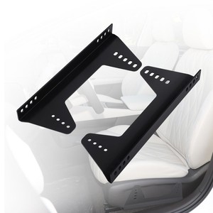 Plaque de renforcement universelle en acier en forme de L pour siège baquet de voiture, support pour base de siège de course modifiée, accessoires de panneau latéral - Product Image 2