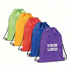 Wholesale Customized Polyester Bags Sport Nylon <b>Backpack</b> Custom <b>Drawstring</b> Bags With Logo - Product Image 1