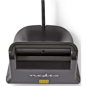 Nedis <b>Sd</b> Smart <b>Card</b> Reader Usb 2.0 For Id <b>Cards</b> And <b>Memory</b> <b>Cards</b> - Product Image 3