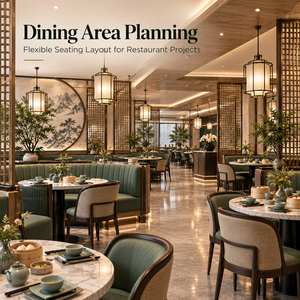 โซลูชั่นตกแต่งภายในแบบครบวงจรสำหรับร้านอาหารเชิงพาณิชย์ พร้อมบริการรับจ้างทำงานไม้สั่งทำพิเศษสำหรับร้านจัดเลี้ยง - Product Image 3