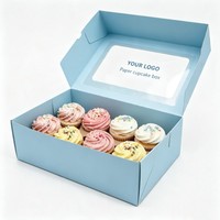Boîte d'emballage en papier biodégradable de qualité alimentaire pour biscuits, chocolats, beignets, pains, gâteaux et snacks, personnalisable, prix usine, vente en gros