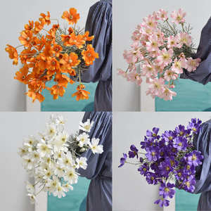 シミュレーション小さなコスモスデイジーシルクフラワーメキシカンアスター屋内屋外結婚式の装飾花 - Product Image 6