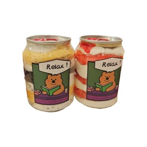 Conteneur à dessert en plastique PET de qualité alimentaire 250 ml 350 ml 500 ml sans BPA, imprimé à l'écran, avec anneau de traction, couvercle à ouverture facile pour l'emballage de gâteaux - Product Image 5