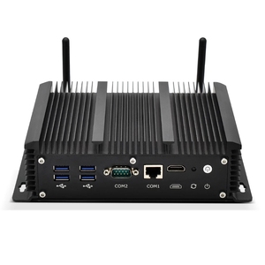 Tường lửa opnsense công nghiệp <span class=keywords><strong>Mini</strong></span> PC thiết bị 6x2.5g Lan I225 lõi I3-7100U 8145u I5-8260U kép RS232 Com 4G không quạt máy tính 8G - Product Image 3