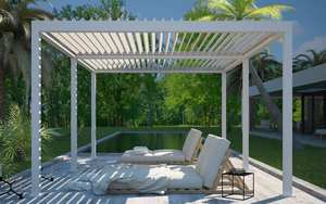 AS2047 TOMA Pergola de jardin extérieure en aluminium Pergola manuelle avec structure de <span class=keywords><strong>cartport</strong></span> économique Arche de mariage Application de balcon - Product Image 5