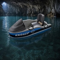 Bateau électrique Go-Kart aquatique 18kW 72V 82Ah Propulsion par jet Corps moulé en EPP Siège individuel Tableau de bord numérique 90 minutes 40km/h 150 kg